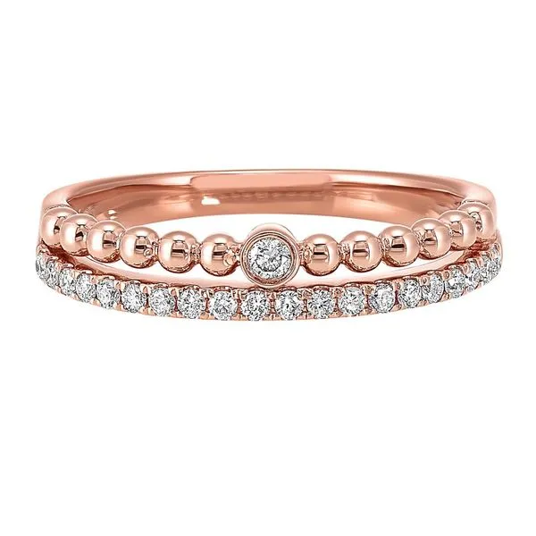 Rose Gold Diamond Band Meigs Jewelry Tahlequah, OK