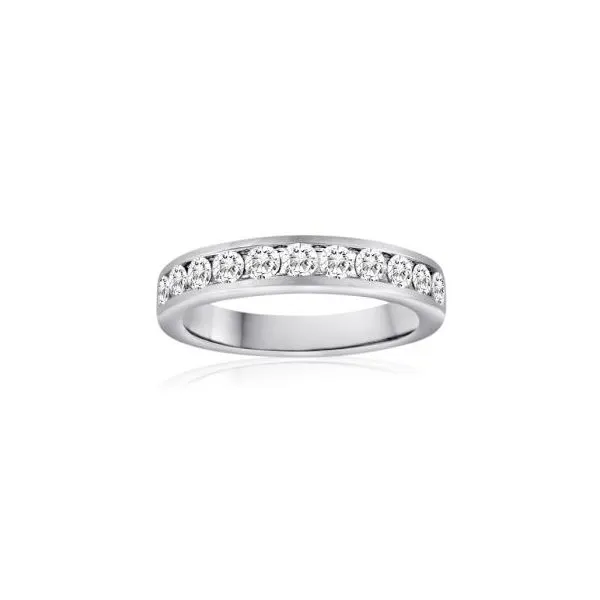 White Gold Channel Set Diamond Band Meigs Jewelry Tahlequah, OK