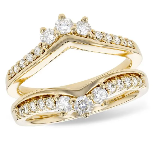 Yellow Gold Diamond Ring Guard Meigs Jewelry Tahlequah, OK