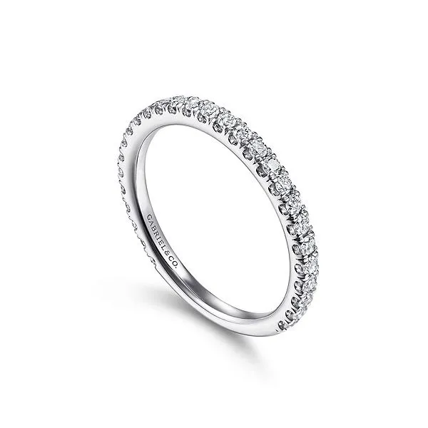 Gabriel & Co. White Gold Diamond Band Image 2 Meigs Jewelry Tahlequah, OK
