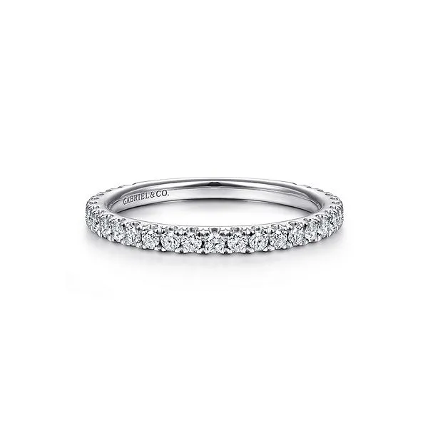 Gabriel & Co. White Gold Diamond Band Meigs Jewelry Tahlequah, OK