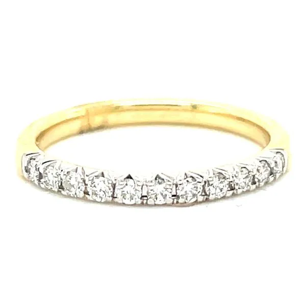 14K Yellow Gold Diamond Wedding Band Meigs Jewelry Tahlequah, OK