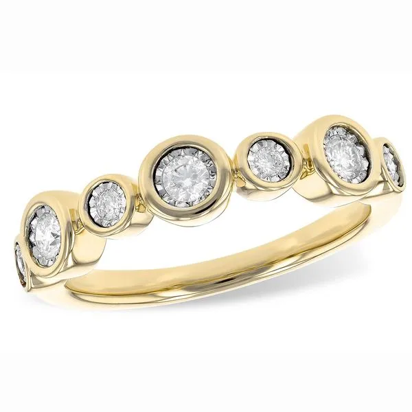 Yellow Gold Diamond Band Meigs Jewelry Tahlequah, OK