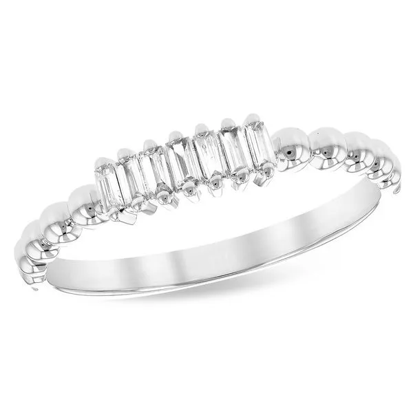 White Gold Bagguette Diamond Ring Meigs Jewelry Tahlequah, OK