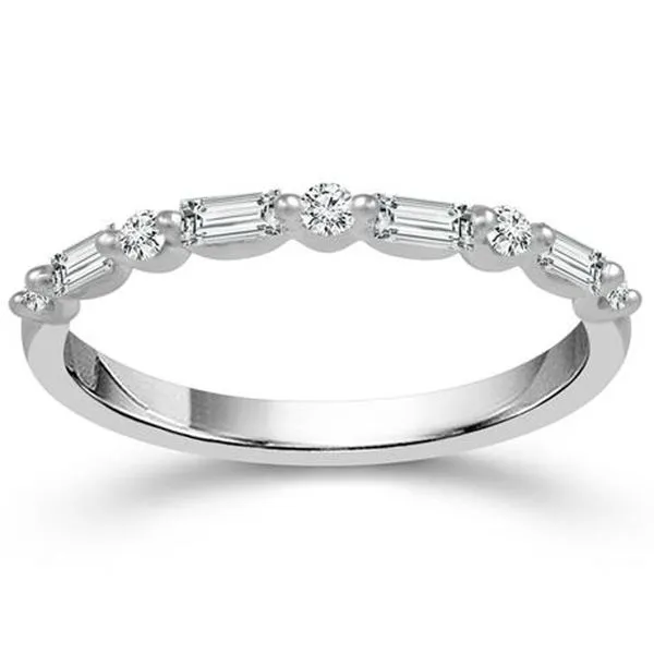 White Gold Diamond Band Image 2 Meigs Jewelry Tahlequah, OK