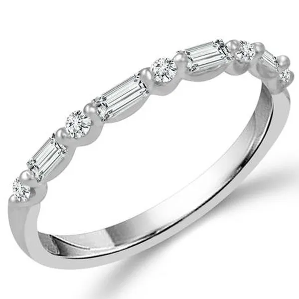 White Gold Diamond Band Meigs Jewelry Tahlequah, OK