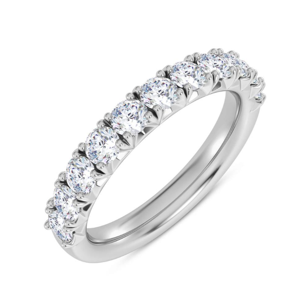 14K White Gold Anniversary Band Ring Meigs Jewelry Tahlequah, OK