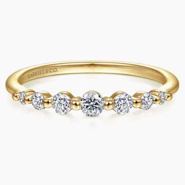 14K Yellow Gold Anniversary Band Ring Meigs Jewelry Tahlequah, OK