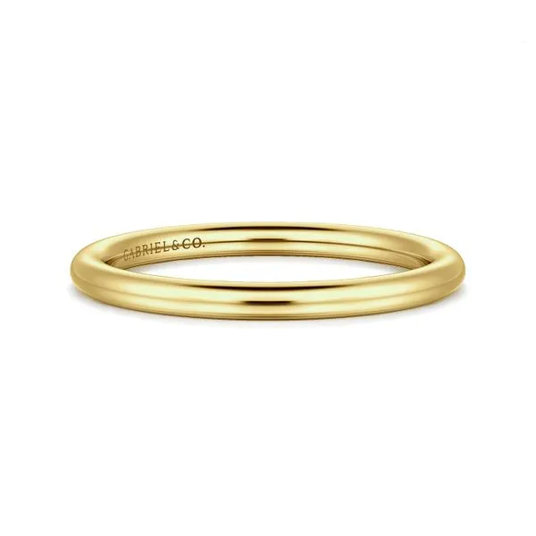 14K Yellow Gold Polished Band Wedding Band Meigs Jewelry Tahlequah, OK