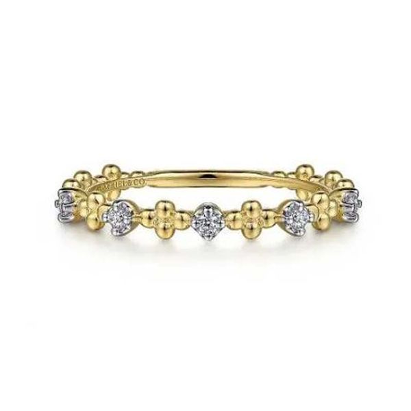 14K Yellow Gold Anniversary Band Ring Meigs Jewelry Tahlequah, OK