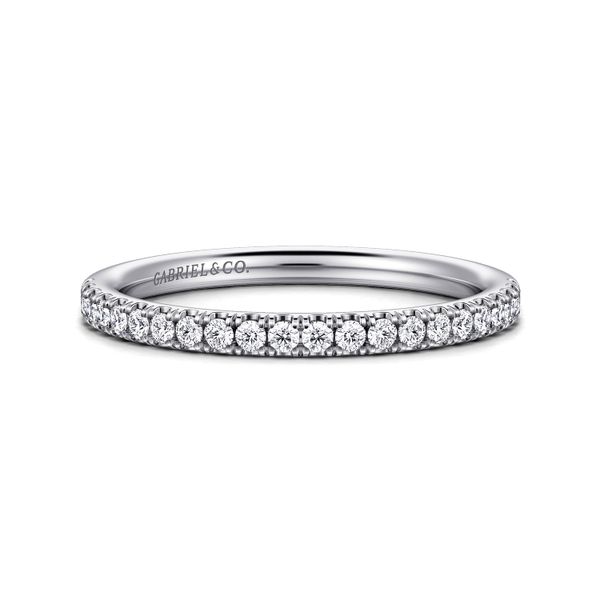 14K White Gold 0.21CTW Diamond Wedding Band Meigs Jewelry Tahlequah, OK