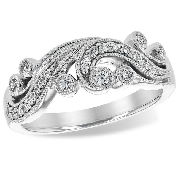 White Gold Vintage Diamond Fashion Ring Meigs Jewelry Tahlequah, OK