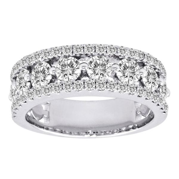 Pave Sided Diamond Ring Meigs Jewelry Tahlequah, OK