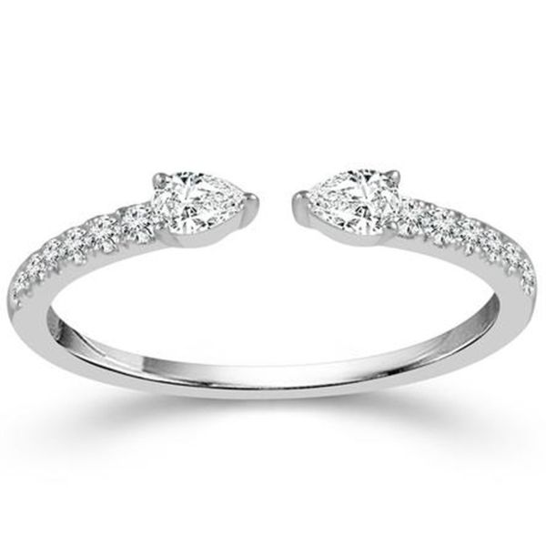 Round & Pear Diamond Fashion Ring Image 2 Meigs Jewelry Tahlequah, OK