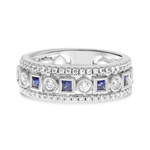 Sapphire & Diamond Band Meigs Jewelry Tahlequah, OK