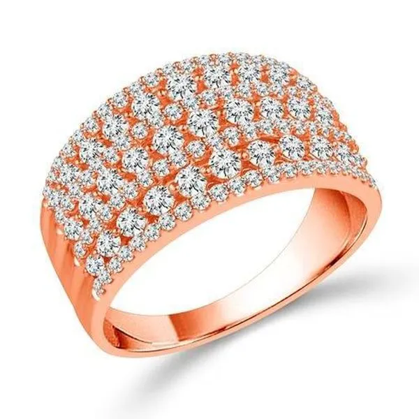 Rose Gold Diamond Band Meigs Jewelry Tahlequah, OK