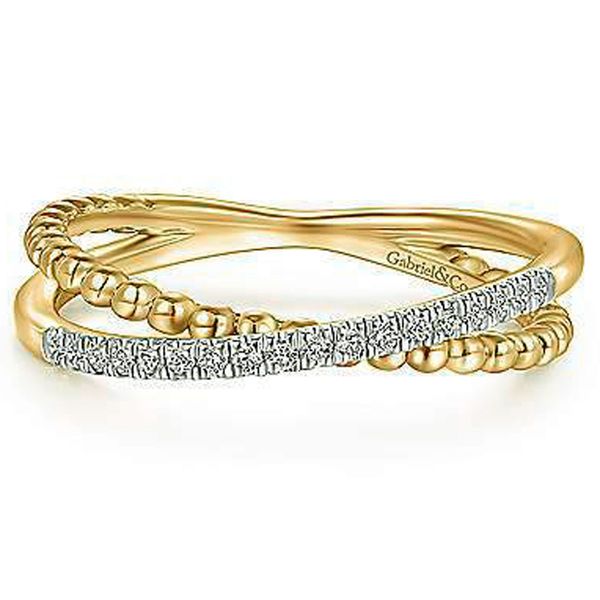 Gabriel & Co. Diamond 'X' Ring Meigs Jewelry Tahlequah, OK