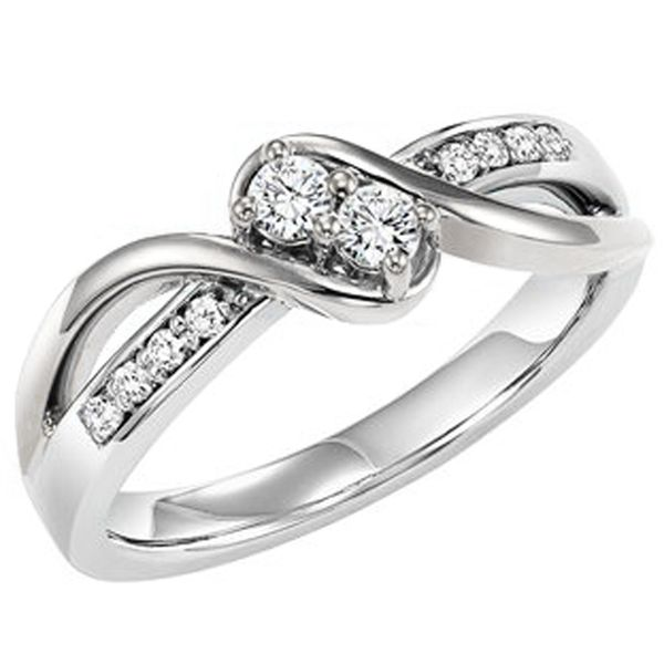 White Gold Diamond TWOgether Ring Meigs Jewelry Tahlequah, OK