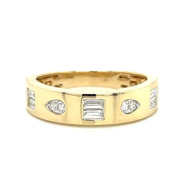 Yellow Gold Diamond Band Meigs Jewelry Tahlequah, OK