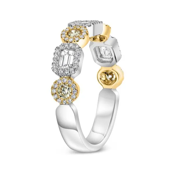 Two Tone Diamond Band Image 3 Meigs Jewelry Tahlequah, OK
