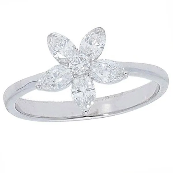 Diamond Flower Ring Meigs Jewelry Tahlequah, OK