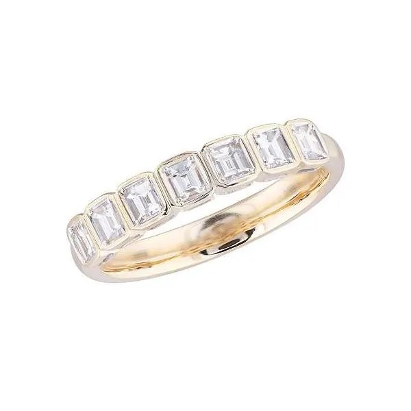 Yellow Gold 7Diamond Bezel Set Ring Meigs Jewelry Tahlequah, OK
