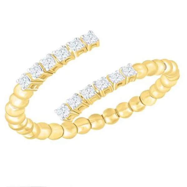 Yellow Gold Diamond Wrap Ring Meigs Jewelry Tahlequah, OK