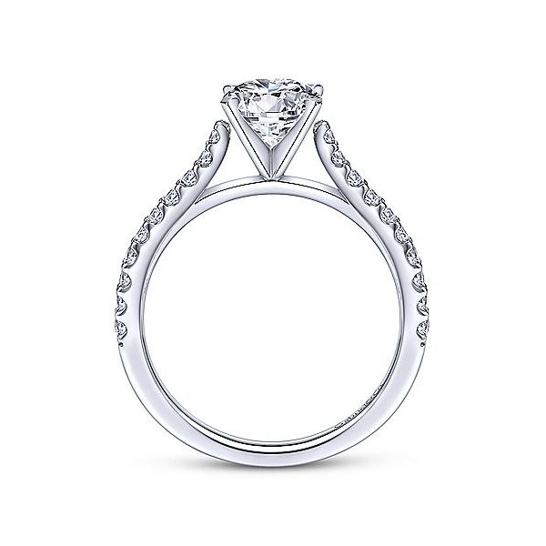White Gold Round Diamond Semi Mount Image 2 Meigs Jewelry Tahlequah, OK