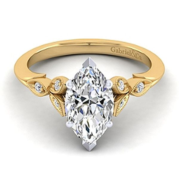 14kt Yellow Gold Diamond Semi Mount Meigs Jewelry Tahlequah, OK