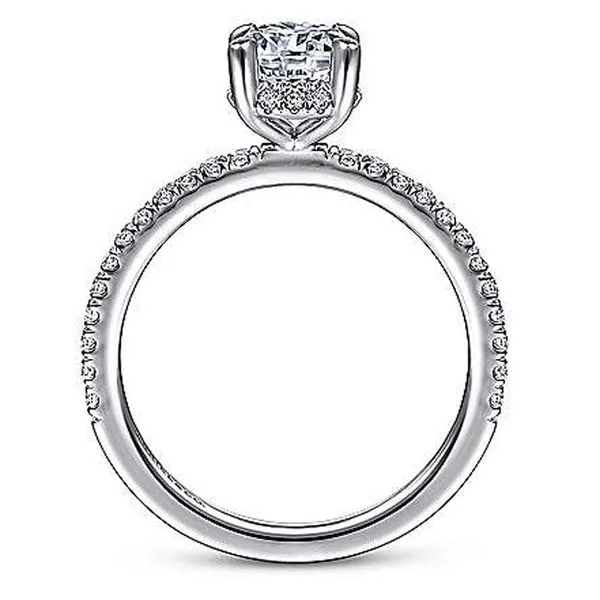 Gabriel & Co. Diamond Semi Mount Image 2 Meigs Jewelry Tahlequah, OK