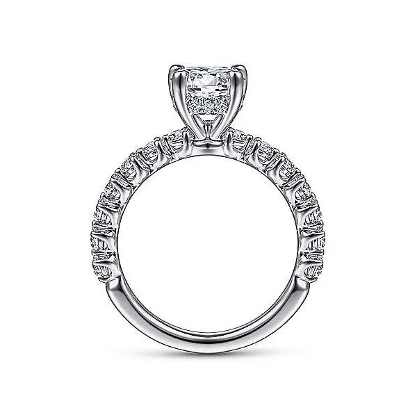 Gabriel & Co. Diamond Semi Mount Image 2 Meigs Jewelry Tahlequah, OK