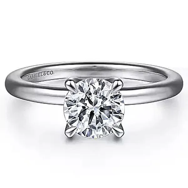 Gabriel & Co. White Gold Polished Semi Mount Meigs Jewelry Tahlequah, OK