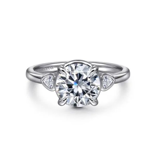 14K White Gold Diamond Semi-Mount Ring Meigs Jewelry Tahlequah, OK