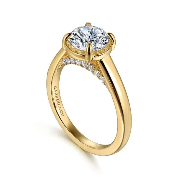 Gabriel & Co. Yellow Gold Mounting Image 3 Meigs Jewelry Tahlequah, OK