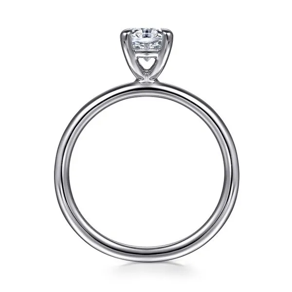 Oval Polished Solitaire Semi Mount Image 2 Meigs Jewelry Tahlequah, OK