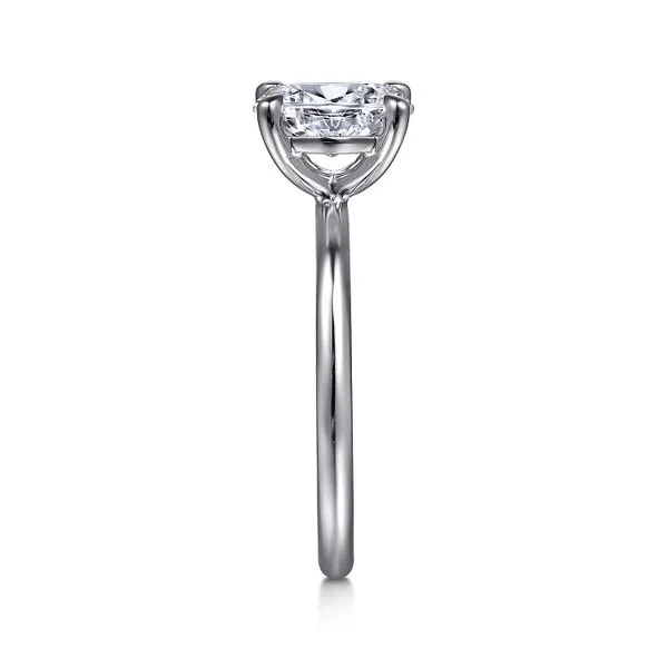 Oval Polished Solitaire Semi Mount Image 4 Meigs Jewelry Tahlequah, OK