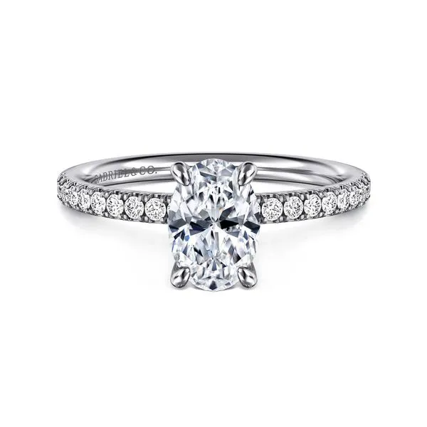 Oval Diamond Solitaire Semi Mount Meigs Jewelry Tahlequah, OK