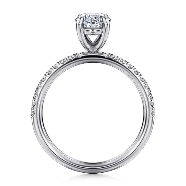 Oval Diamond Solitaire Semi Mount Image 2 Meigs Jewelry Tahlequah, OK