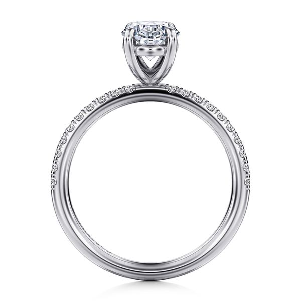 Oval Diamond Solitaire Semi Mount Image 2 Meigs Jewelry Tahlequah, OK
