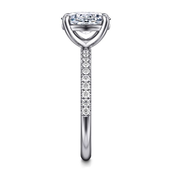 Oval Diamond Solitaire Semi Mount Image 4 Meigs Jewelry Tahlequah, OK