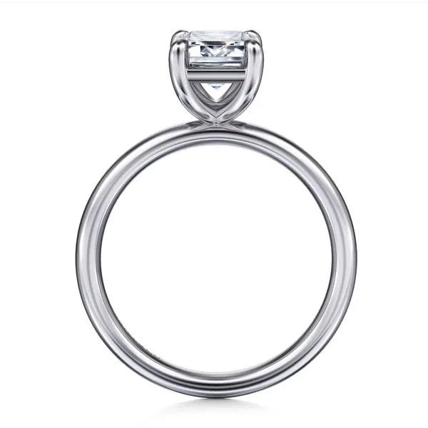 Emerald Cut Diamond Solitaire Semi Mount Image 2 Meigs Jewelry Tahlequah, OK