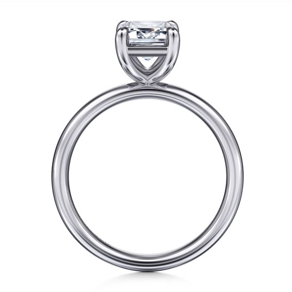Emerald Cut Diamond Solitaire Semi Mount Image 2 Meigs Jewelry Tahlequah, OK