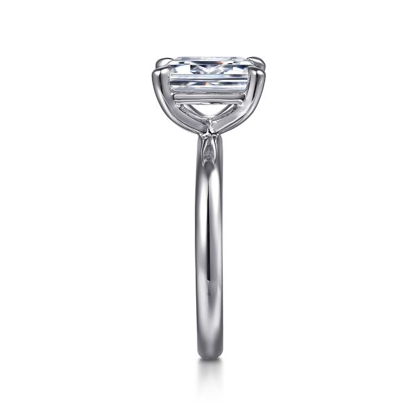 Emerald Cut Diamond Solitaire Semi Mount Image 4 Meigs Jewelry Tahlequah, OK