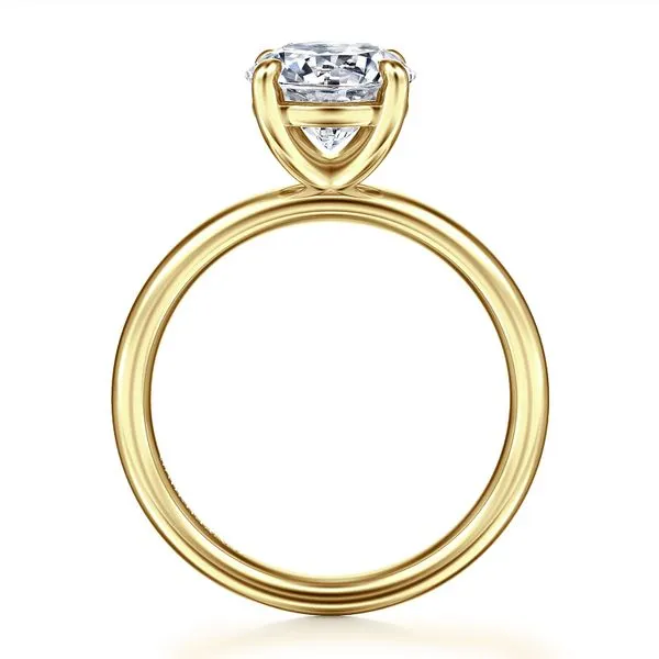 Round Polished Diamond Solitaire Semi Mount Image 2 Meigs Jewelry Tahlequah, OK