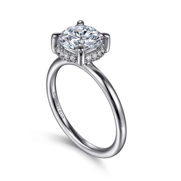 14KW .08CTW ROUND TILT DIA HALO SEMI MOUNT FOR 7.4MM SZ6.5 W/CZ

SERIAL# S1963484 Image 3 Meigs Jewelry Tahlequah, OK