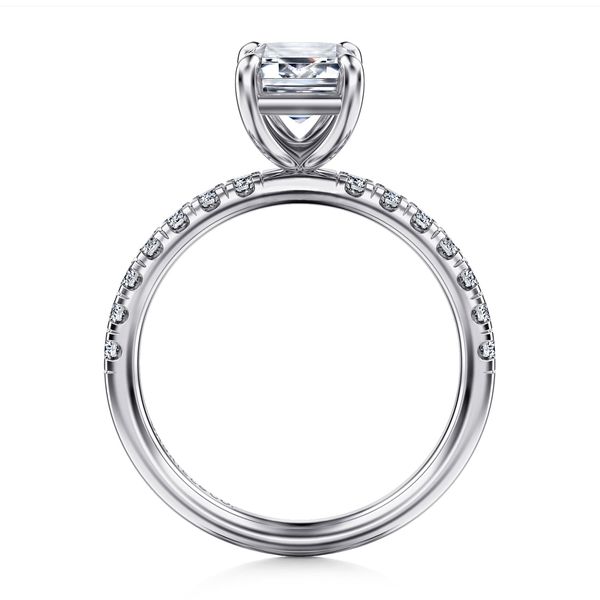 Emerald Cut Diamond Solitaire Semi Mount Image 2 Meigs Jewelry Tahlequah, OK