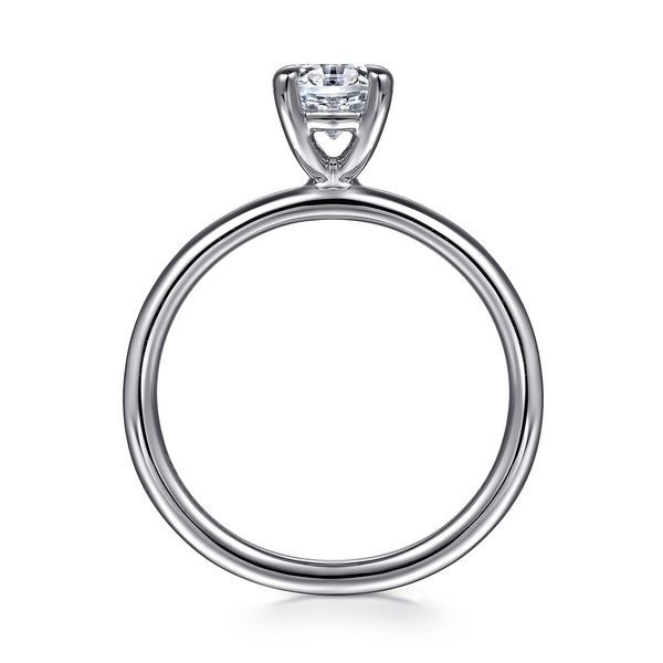Oval Polished Solitaire Semi Mount Image 2 Meigs Jewelry Tahlequah, OK
