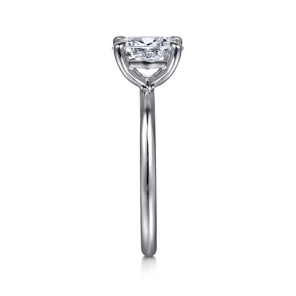 Oval Polished Solitaire Semi Mount Image 4 Meigs Jewelry Tahlequah, OK