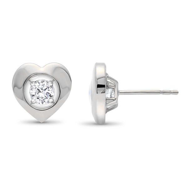 10KT Diamond Heart Earrings Meigs Jewelry Tahlequah, OK