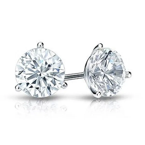 1.80CT Diamond Stud Earrings Meigs Jewelry Tahlequah, OK